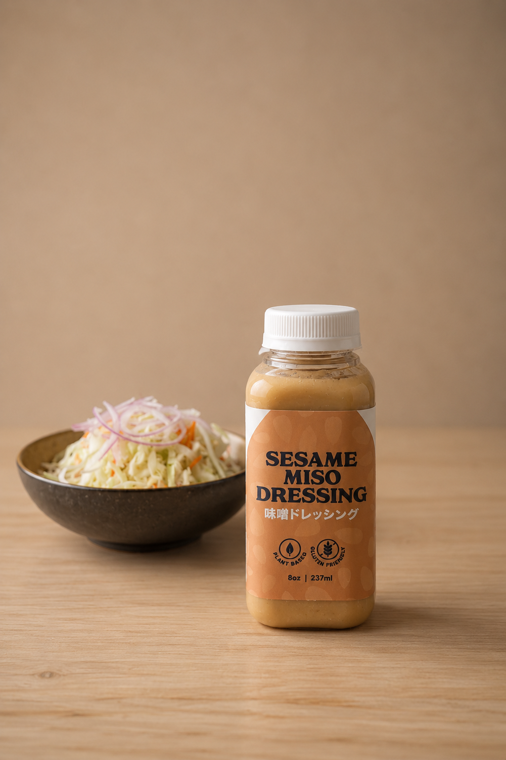 Sesame Miso Dressing (Gluten-Friendly, Plant-based)