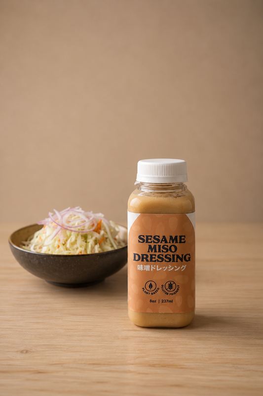 Sesame Miso Dressing (Gluten-Friendly, Plant-based)